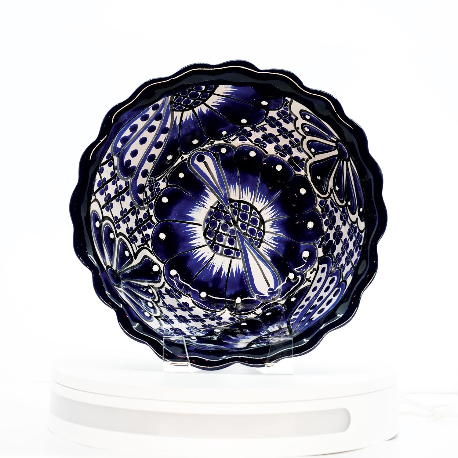 Classic Elegance Round Small Bowl (Blue)