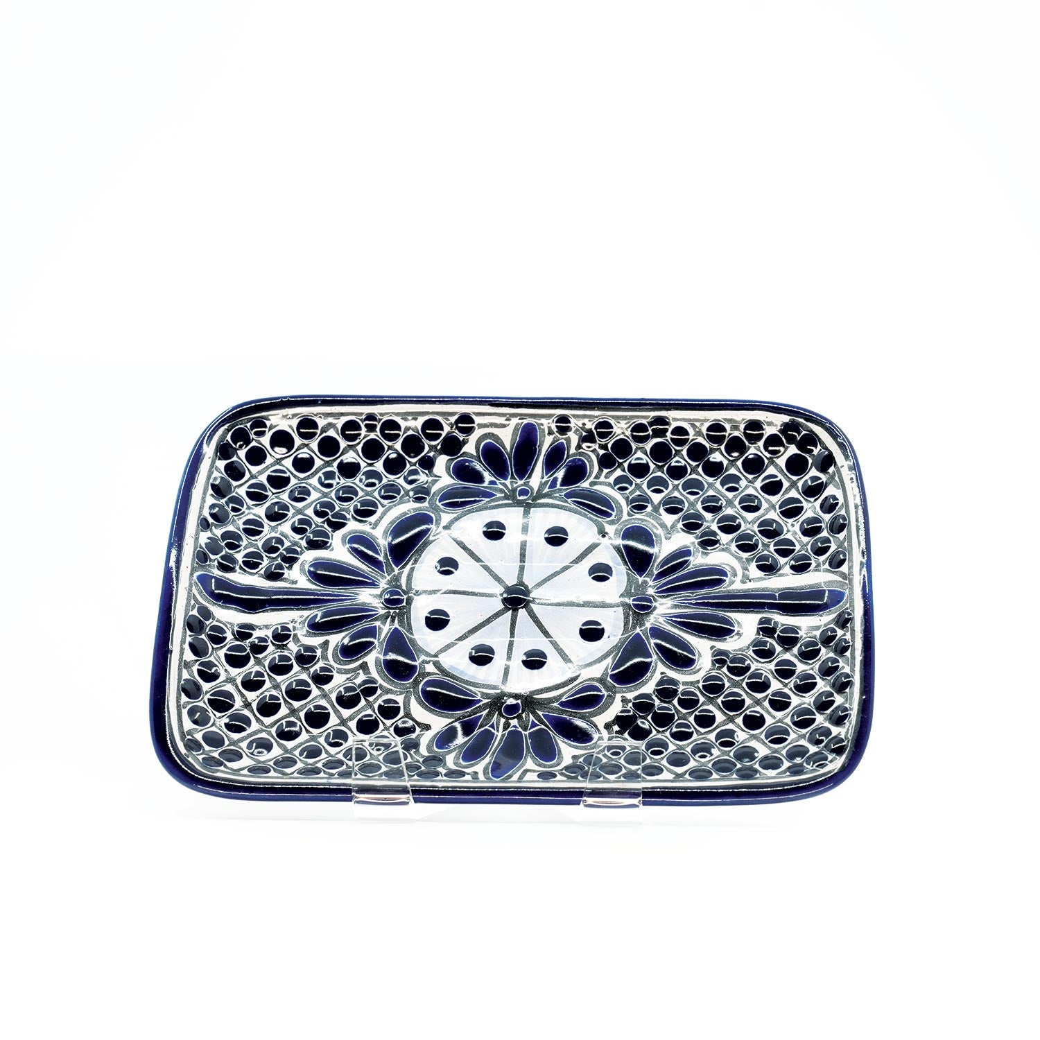 Classic Elegance Small Serving Tray (Blue)