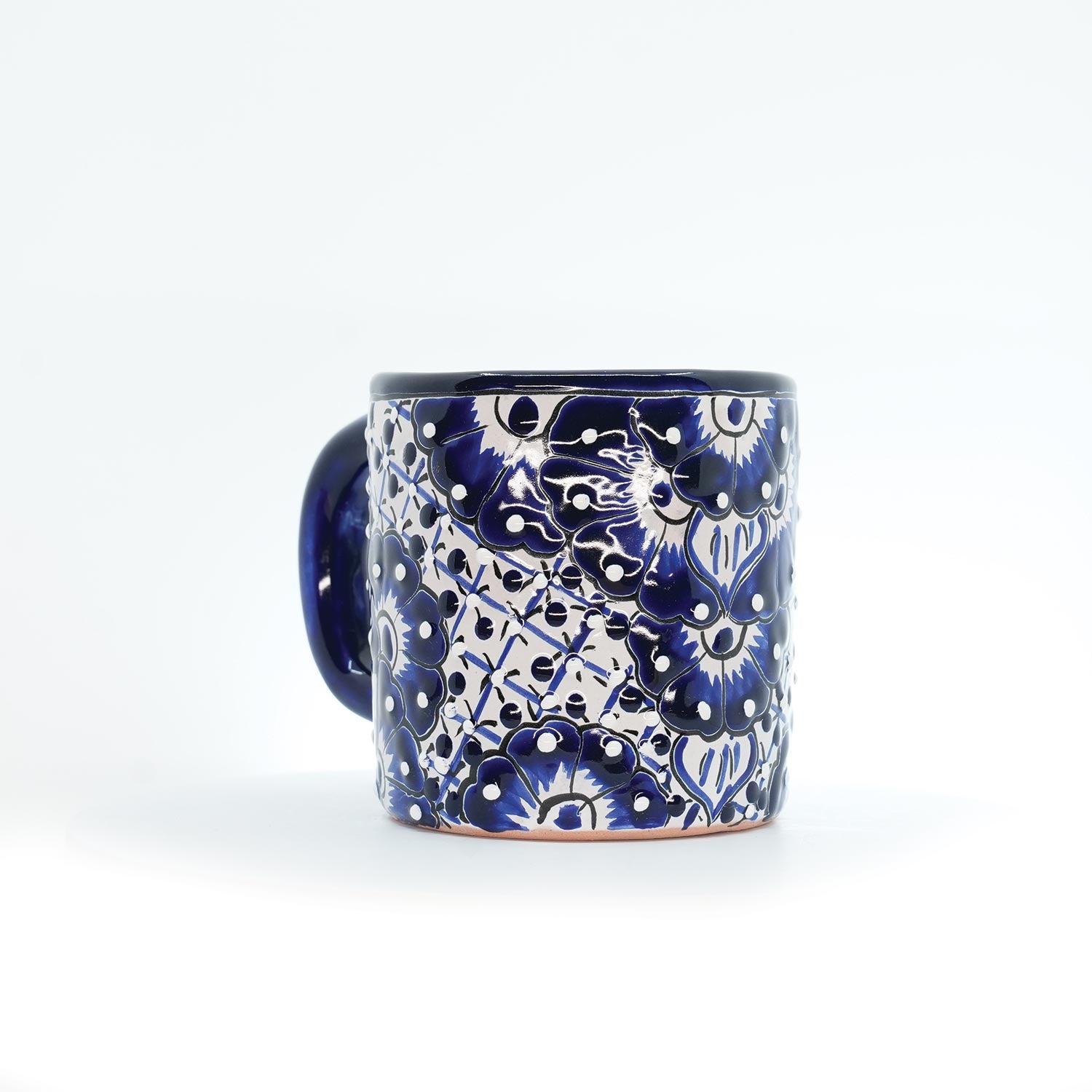 Classic Elegance Mug – Cylinder (Blue)