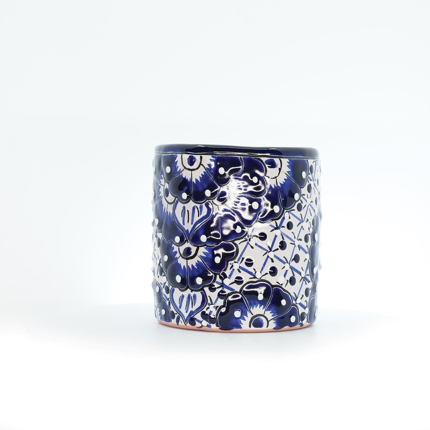 Classic Elegance Mug – Cylinder (Blue)