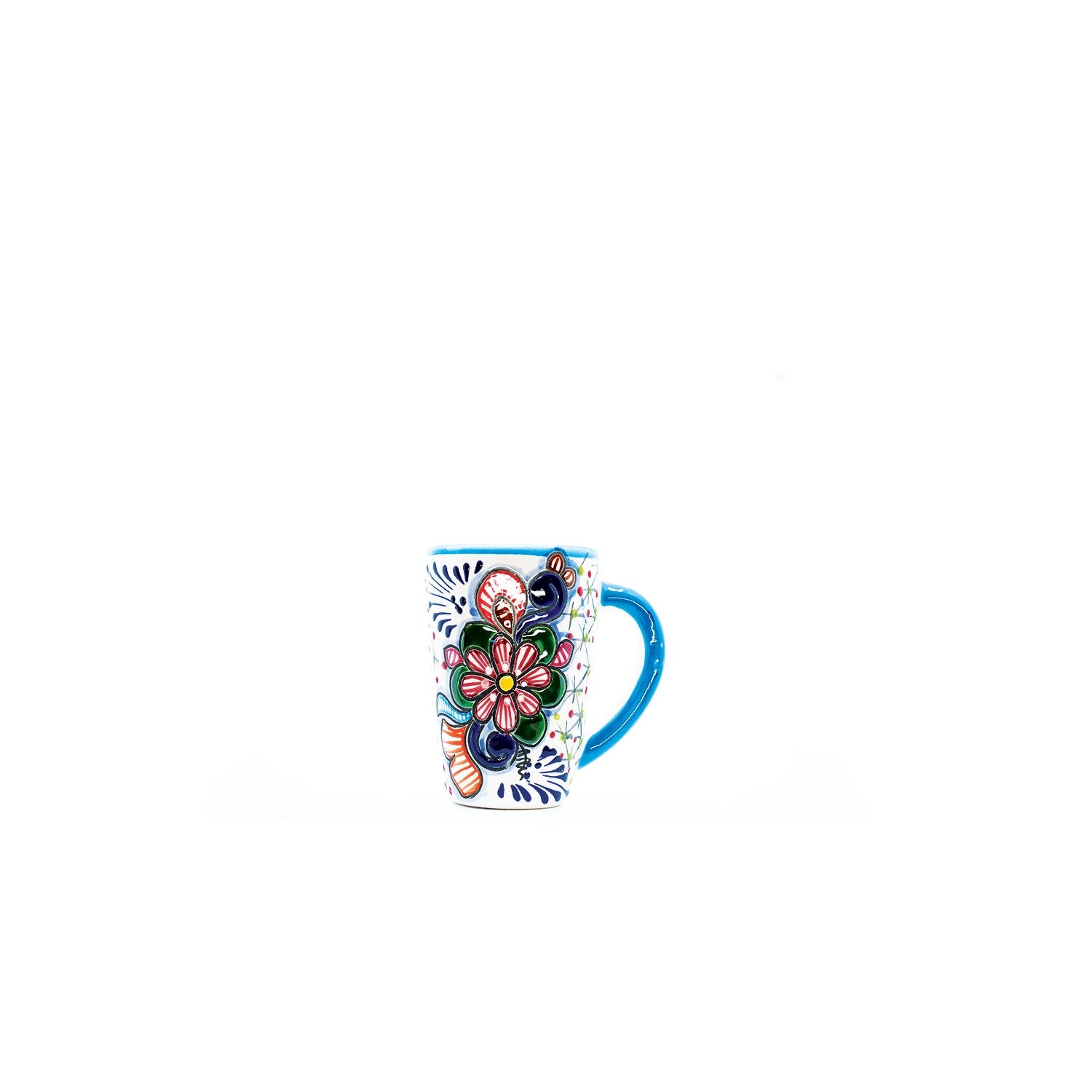 Talavera Azul Flor Mug