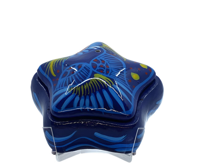 Talavera Fiesta Jewelry Box Star
