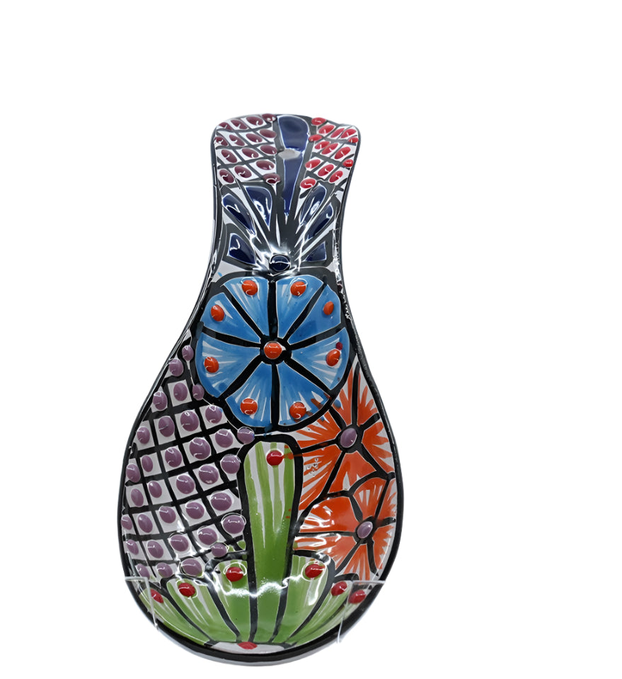 Talavera Fiesta Spoon Rest Style 2