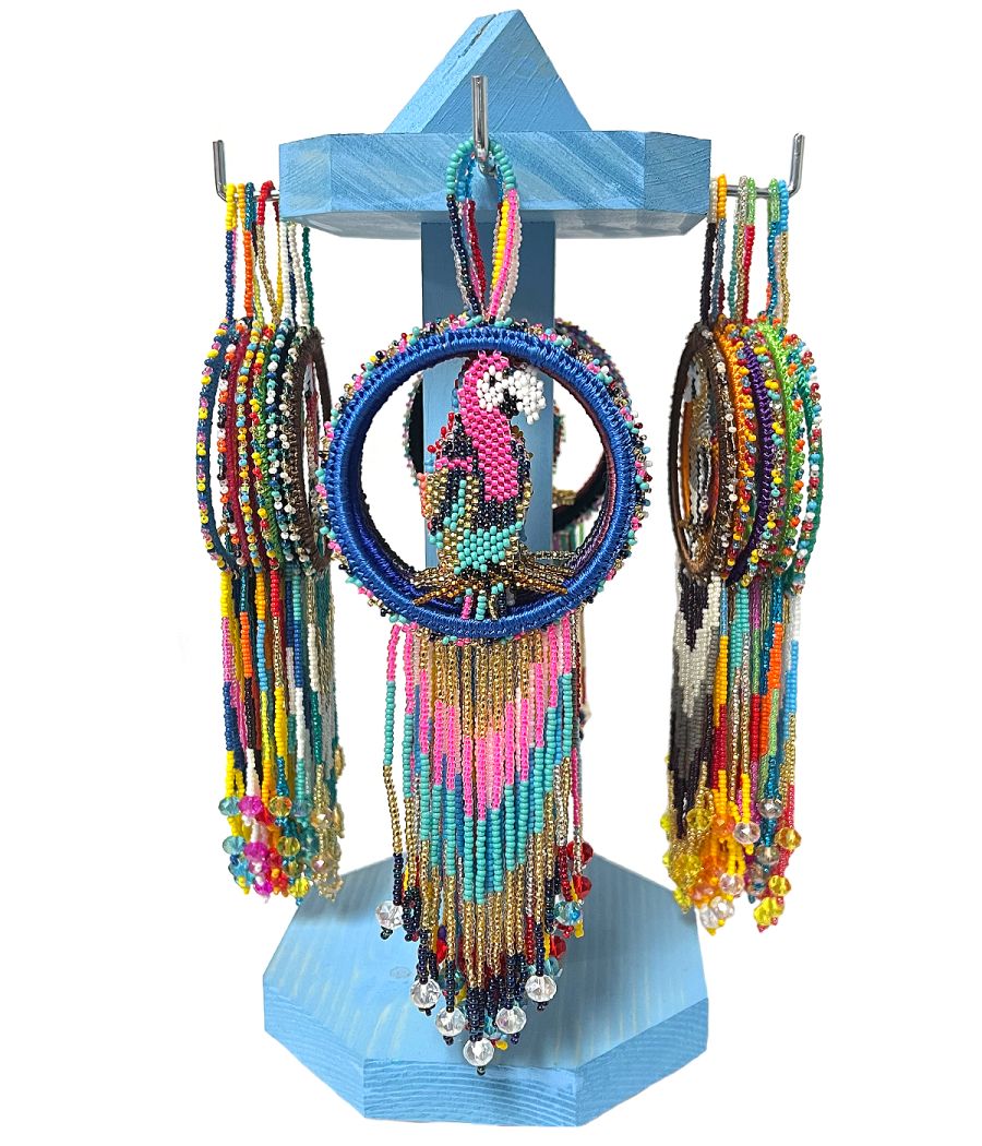 $8.50 ea. #X52GL-P 3" Good Luck Parrot Hanging Ornament (12 pcs/Order)