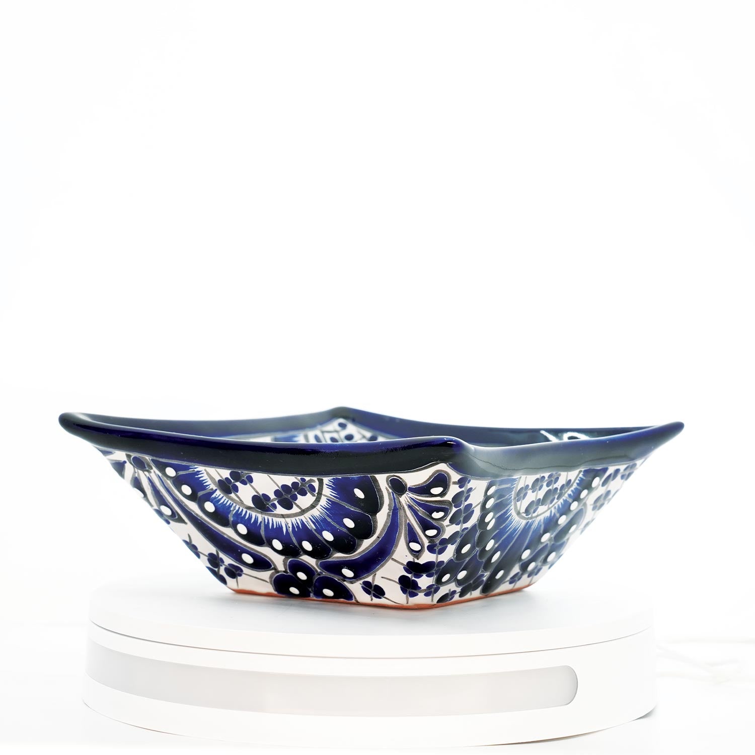 Classic Elegance Square Bowl (Blue)