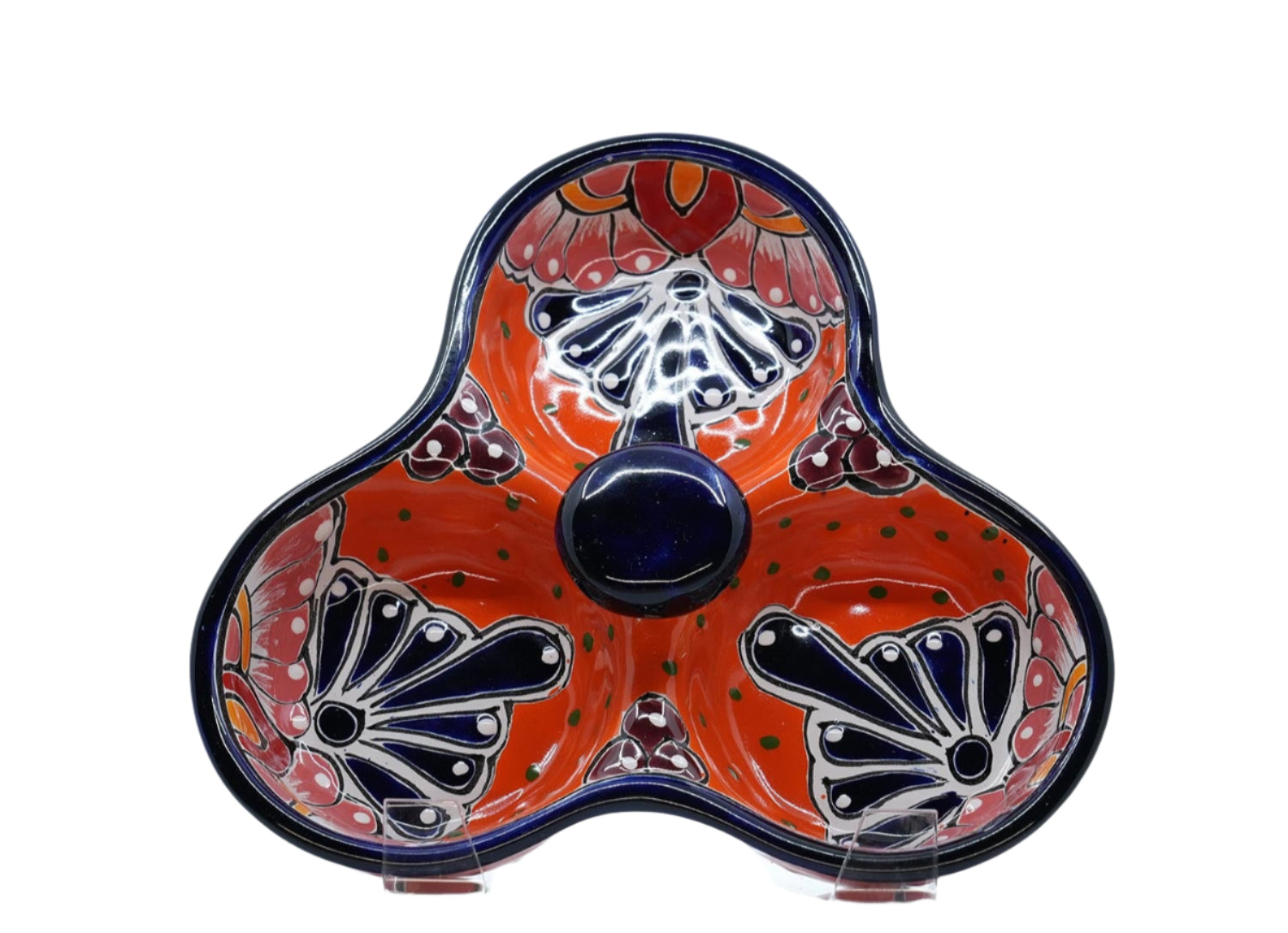 Talavera Fiesta 3 Dip Serving Tray