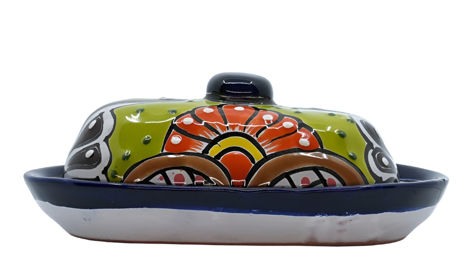 Talavera Fiesta Butter Dish