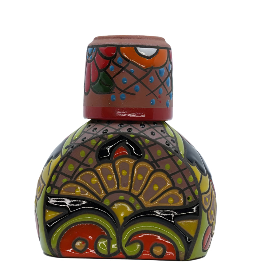 Talavera Hand Painted Gifts Tequila Bottle