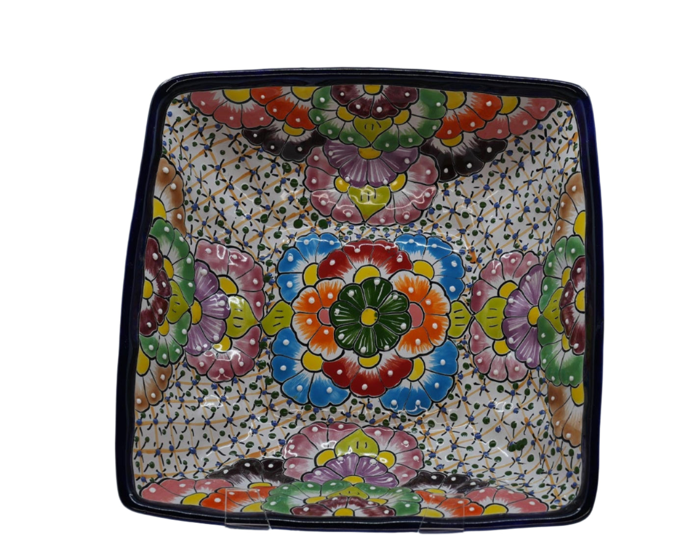 Timeless Multicolored Bowl Square Large