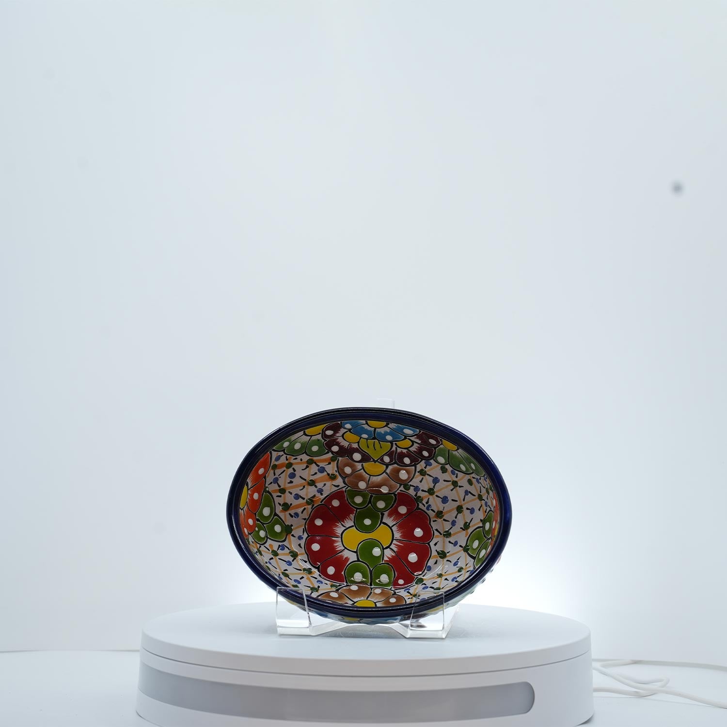 Timeless Multicolored Bowl Oval Small