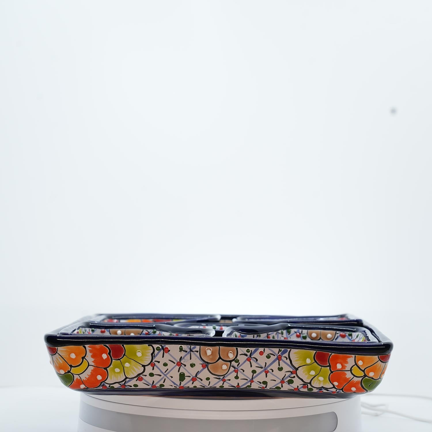 Timeless Multicolored Square Dip Tray