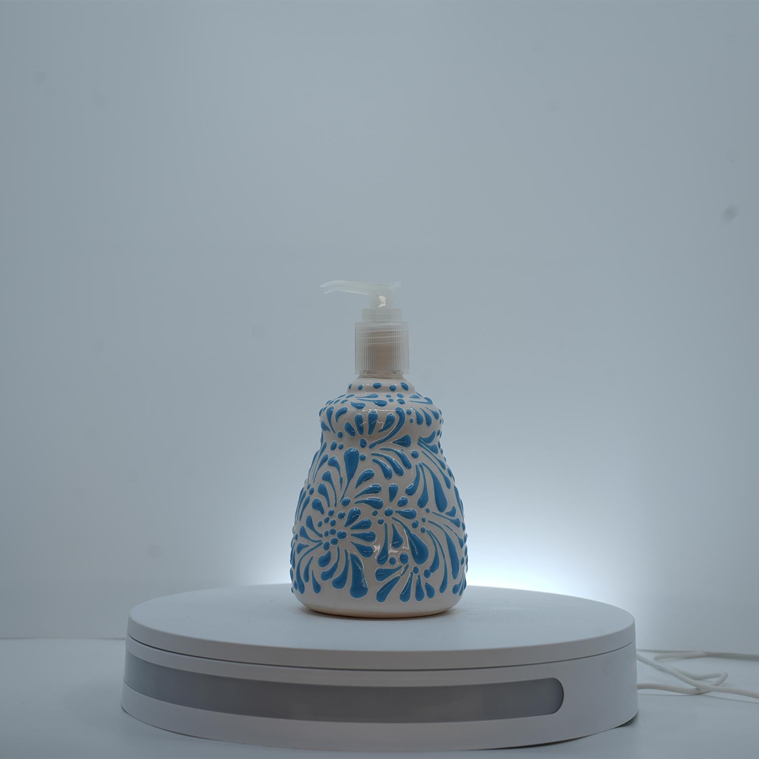 Mexican Talavera Eternal Bloom Soap Dispenser 1