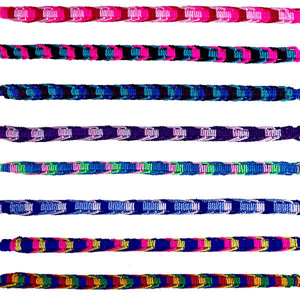 $.50 ea. #20021 Woven Fish Friendship Bracelet (72pcs/Order)