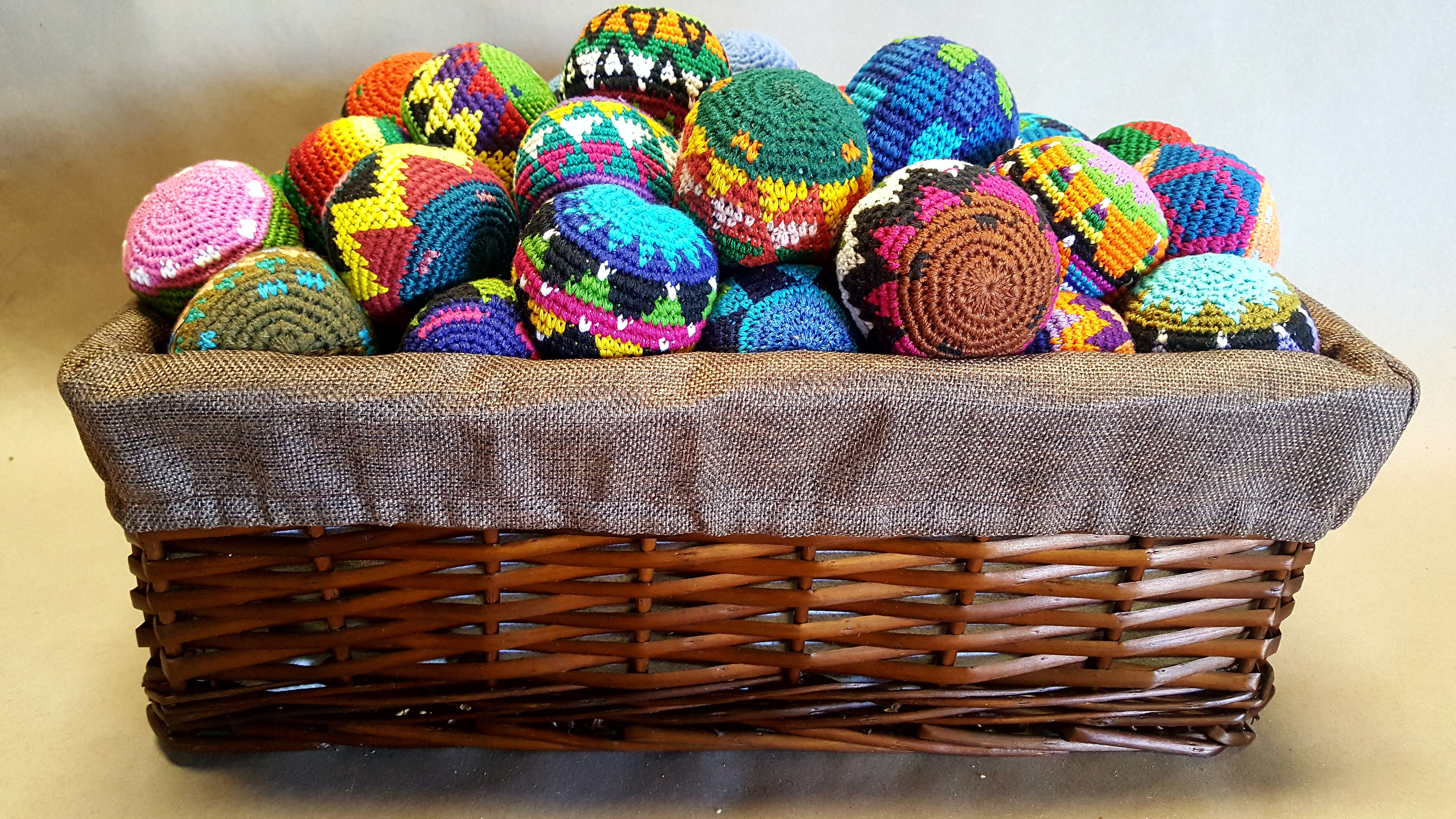 $2 ea. #2518 Crochet Hacky Sack Ball (24pcs/Order)