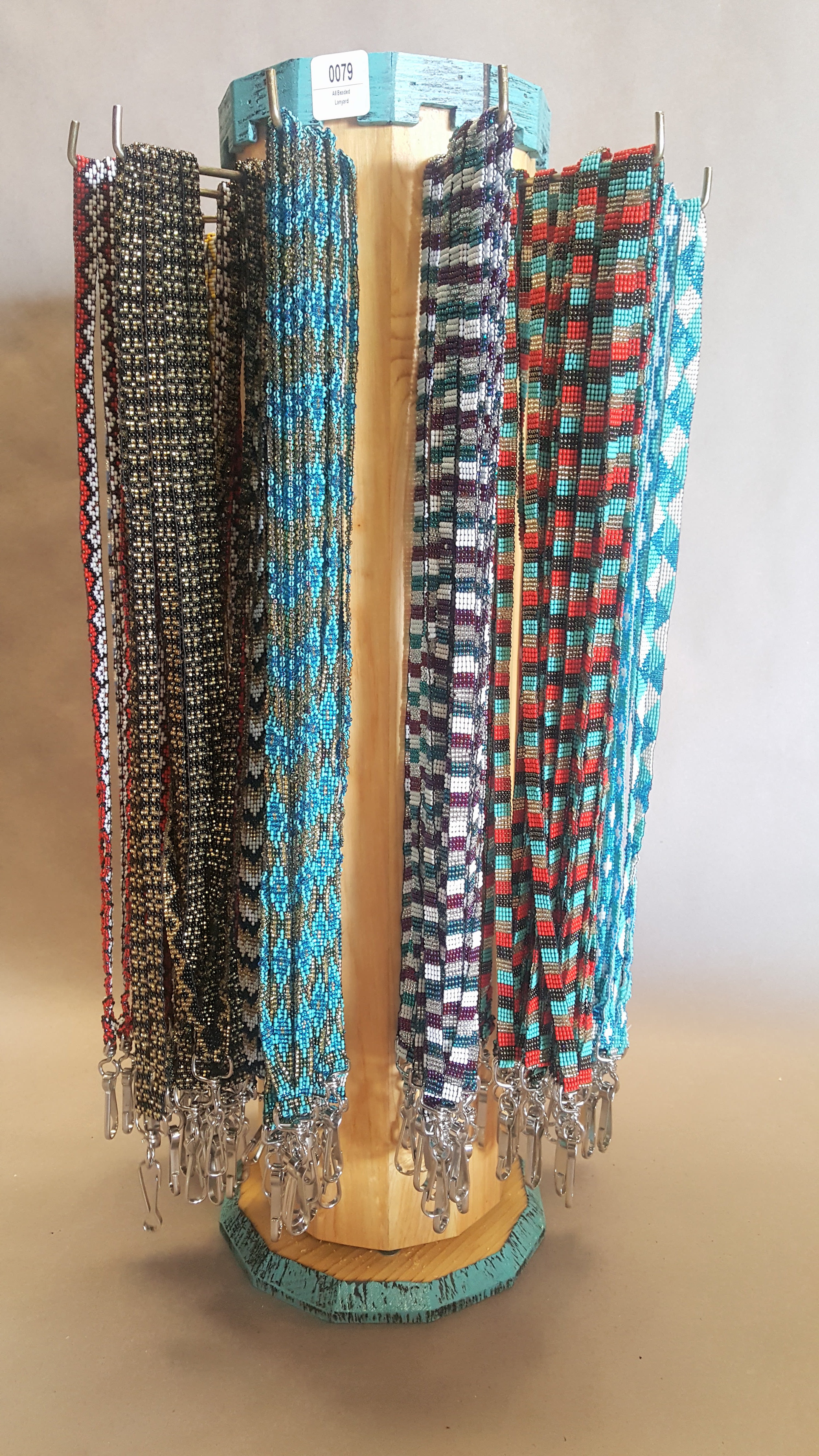 $5.50 ea. #00790 All Beaded Lanyard Thin (12pcs/Order)