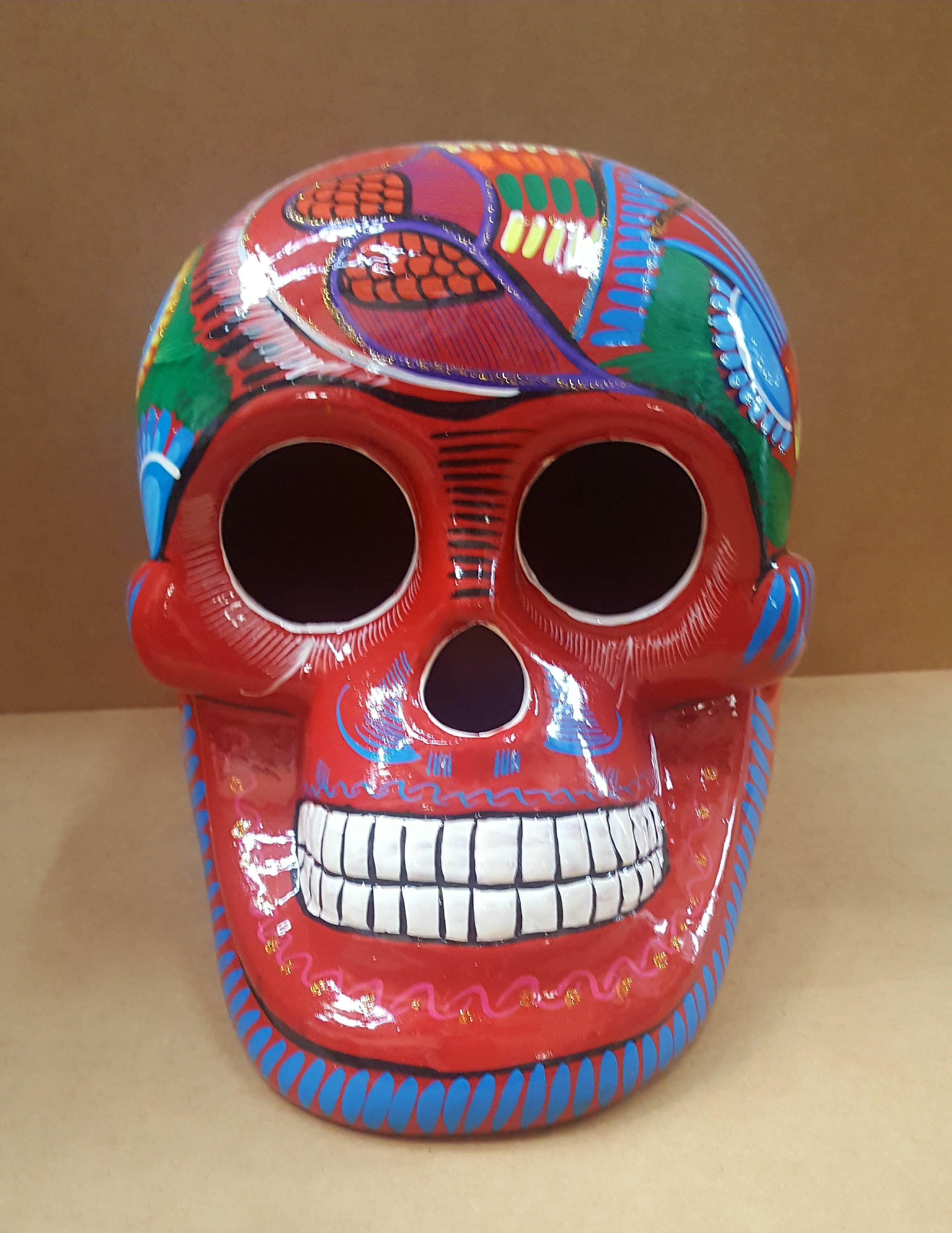 Ceramic Day of the Dead Sugar Skulls Talavera