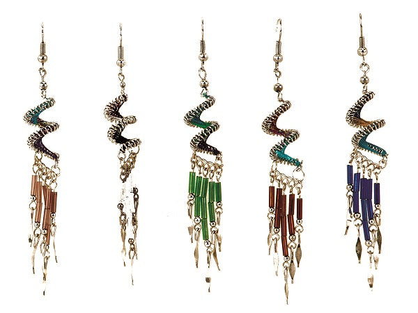 $3 ea. #2107 Woven Swirl Earrings (12pcs/Order)