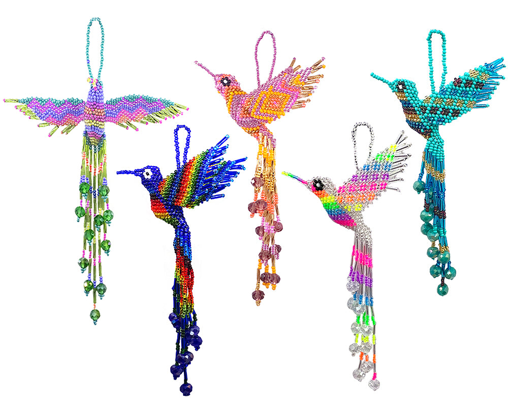 $5.50 ea. #2109/HB - All Beaded Hummingbird Ornament (12pcs/Order)