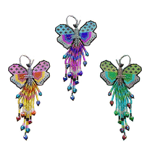 $5.50 ea. #2109-BF All Beaded Butterfly Ornament (12pcs/Order)