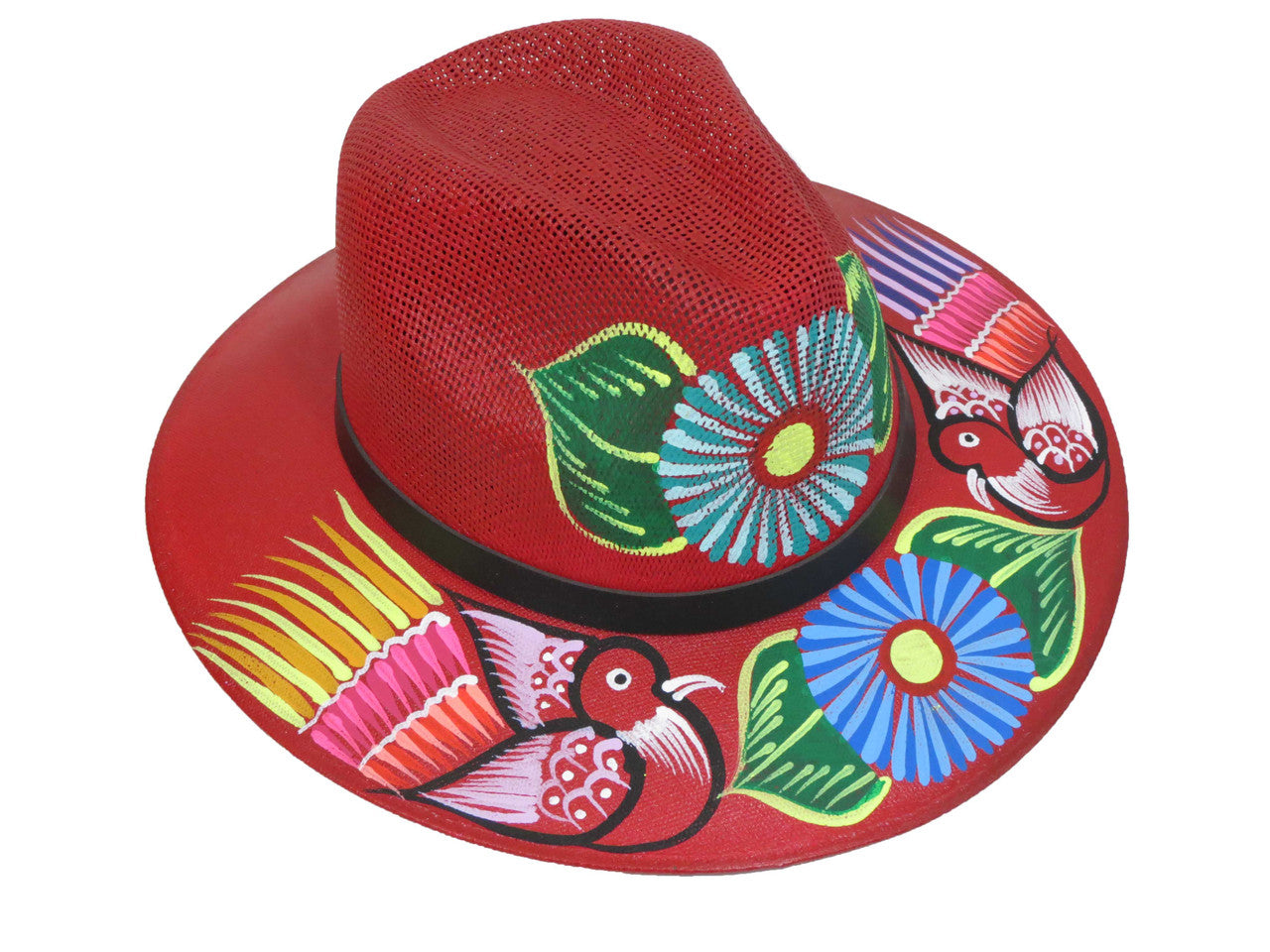 $16.50 ea. #2301-01 Stwh Hand painted Straw Hat (12pcs/Order)