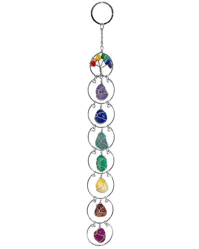 $7.50 ea. #021224-7WToLO 7 Chakra Wire Tree of Life Ornament (12pcs/Order)