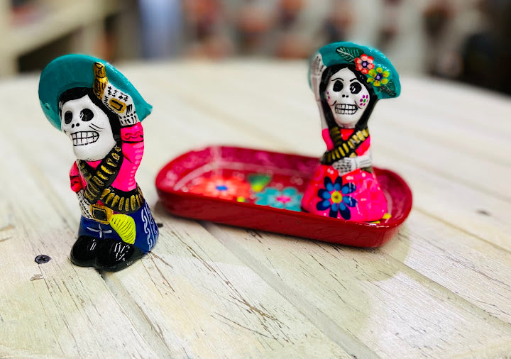 Day of the Dead Soldier Salt & Pepper Shaker