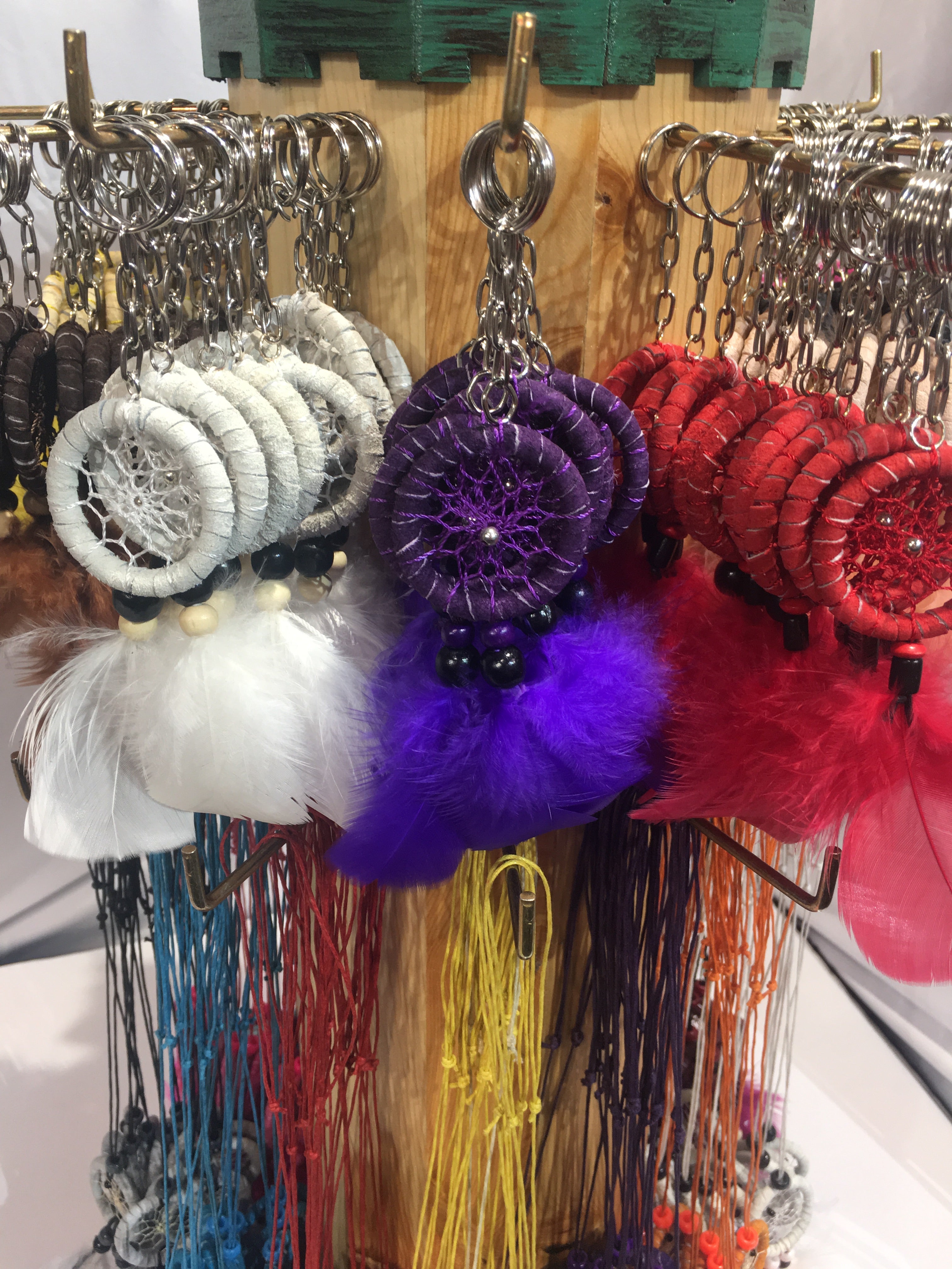 $3 ea. #3010 Reg. Round Dream Catcher Key Chain (12pcs/Order)