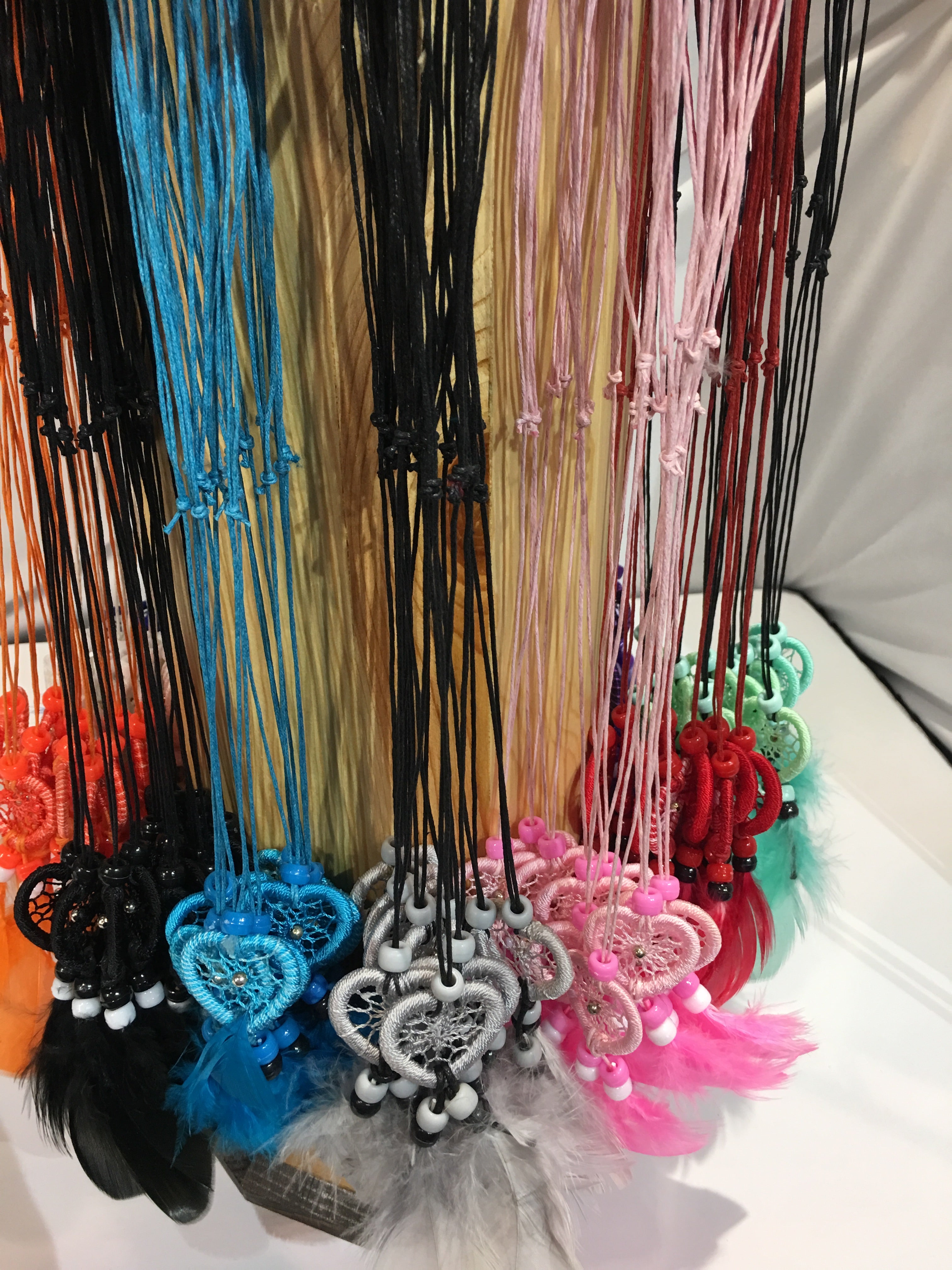 $3 ea. Heart Dream Catcher Hanging Ornament (12pcs/Order)