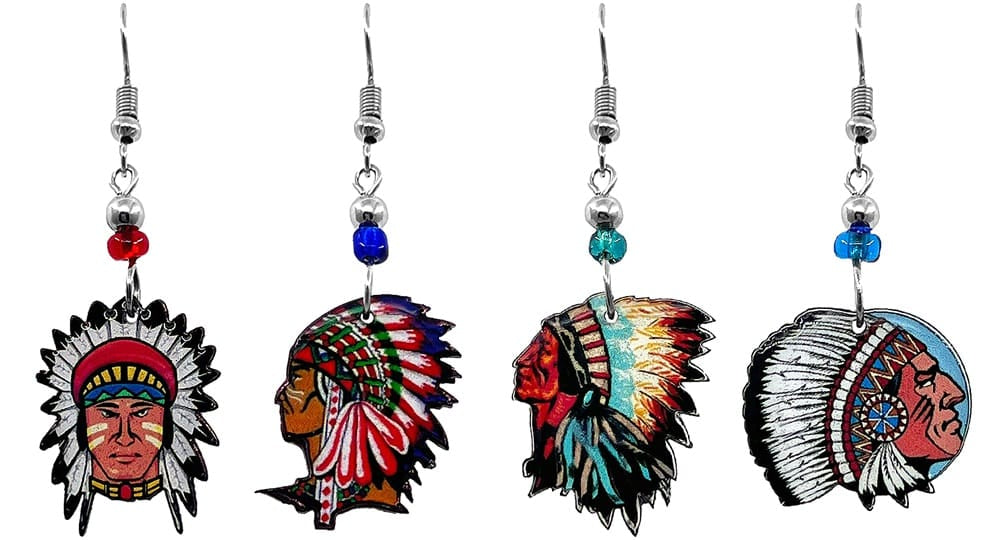 $2.50 ea. #2129-SW Acrylic Assorted Southwest Earrings (12pcs/Order)