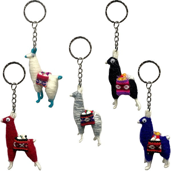 $2.50 ea. #191024-6 Llama (Alpaca) Key Chain (12pcs/Order)