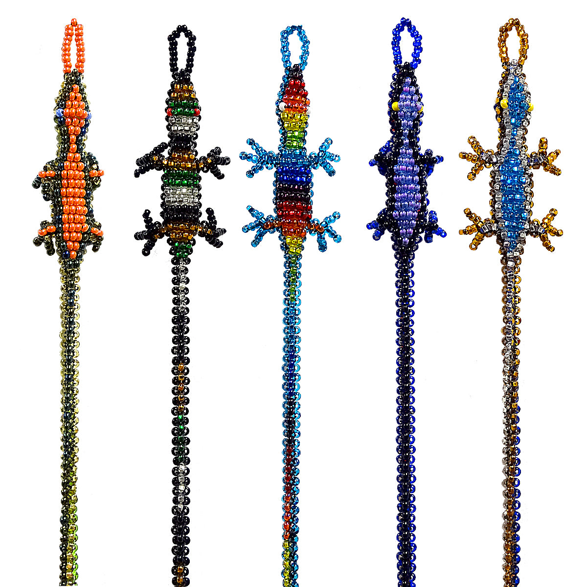 $3.50 ea. #2001-L All Seed Bead Lizard Bracelet (12pcs/Order)