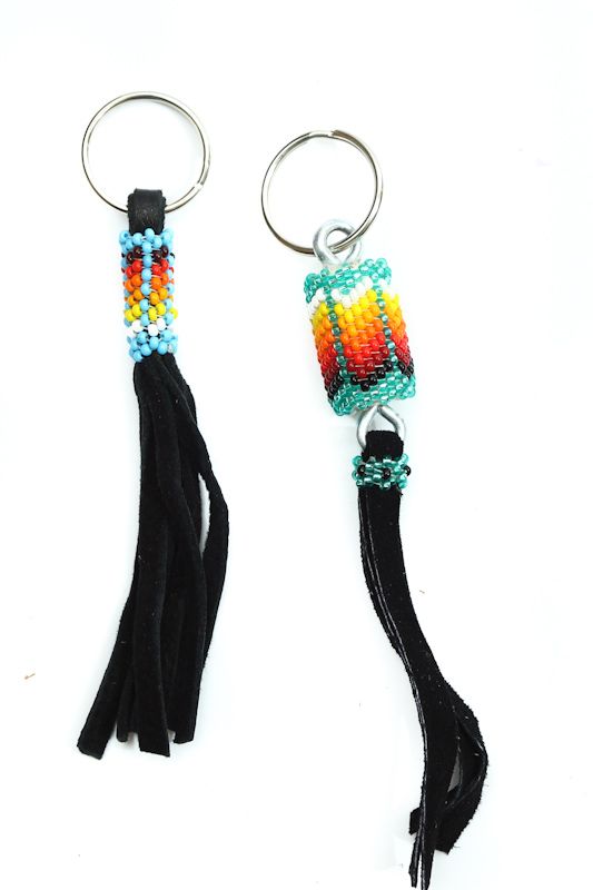 #3008 Navajo BEADED BOSAL Pull purse w/Tassel (12pcs/Order)