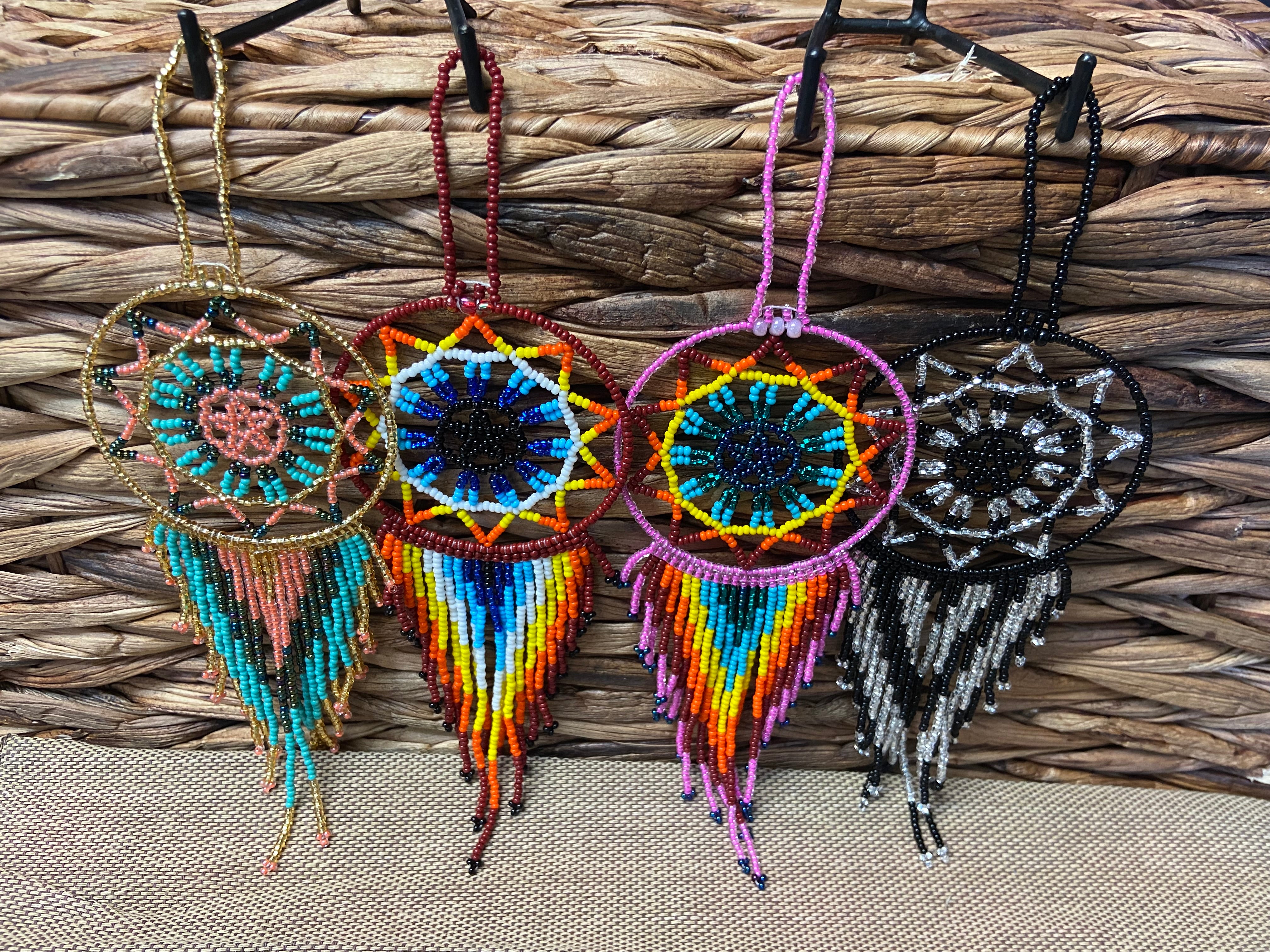 $5.50 ea. #X52GL-3EQ 3" Good Luck Dream Catcher Hanging Ornament  (12 pcs/order)