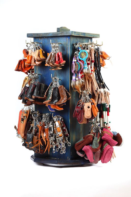 Western Leather Key Chains (12pcs/Order/Style)