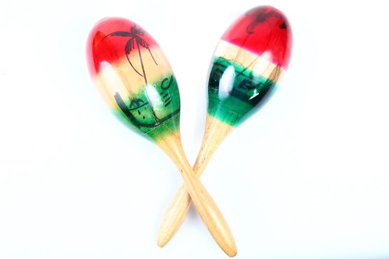 Pair of Wooden Maracas