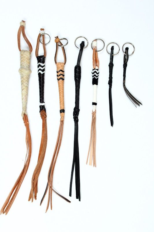 Leather Whip Key Chain