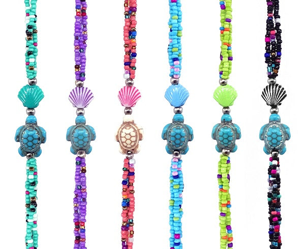 $2.50 ea. #2109-T All Beaded Bracelet Turtle/Shell Charm (12pcs/Order)