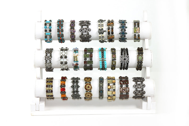 $2 ea. #20087 Magnetic Stretchable Hematite Bracelet (12pcs/Order)