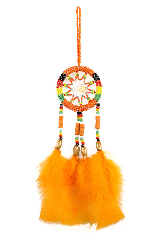 #460/X52S - EQ All Beaded Dream Catcher Ornament (Sold in dozens)