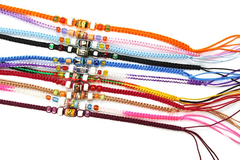 $.50 ea. #2004 Ceramic Friendship Bracelet (72pcs/Order)